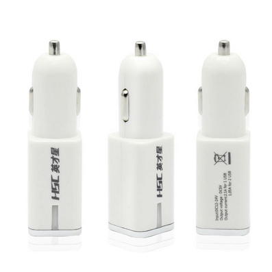 双USB车载充电器 iphone4苹果专用车充定制