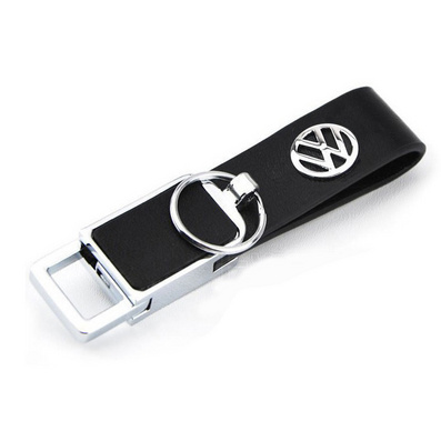 热卖钥匙扣 真皮车标钥匙扣 礼品盒钥匙扣定制