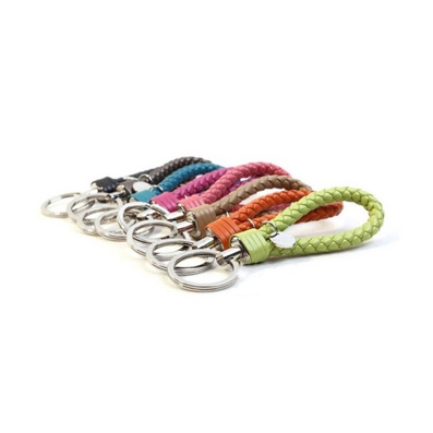 情侣钥匙扣 编织BV钥匙扣 真皮BV钥匙链