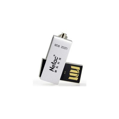 8G朗科金属旋转迷你小U盘 礼品优盘定制