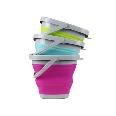 可折叠钓鱼桶 车载水桶 饵料盆饵料桶