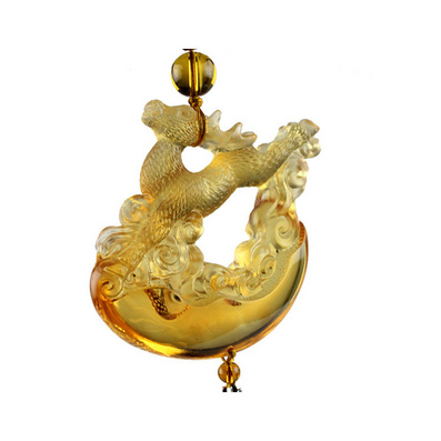 福缘琉璃 车挂件车挂饰 高档汽车内饰用品 礼品 路路平安 小鹿车挂