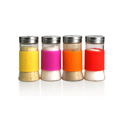 Stylor/法国花色调味瓶罐 调料瓶 佐料瓶四件套