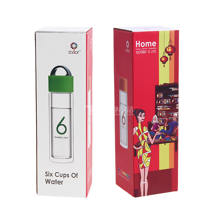 Stylor/法国花色6杯水保温防漏随身双层无铅玻璃带盖茶水杯定制 Stylor/法国花色6杯水保温防漏随身双层无铅玻璃带盖茶水杯定制