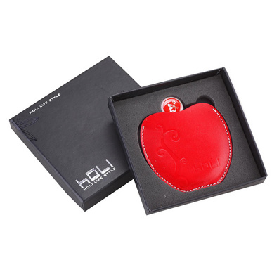 礼盒装爱心不碎的镜子 不锈钢化妆镜 摔不碎的镜子定制