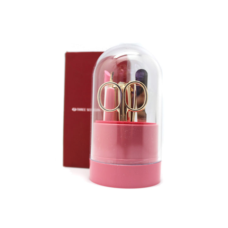 韩国777指甲刀套装 指甲钳 掏耳勺 美容剪镀金8件