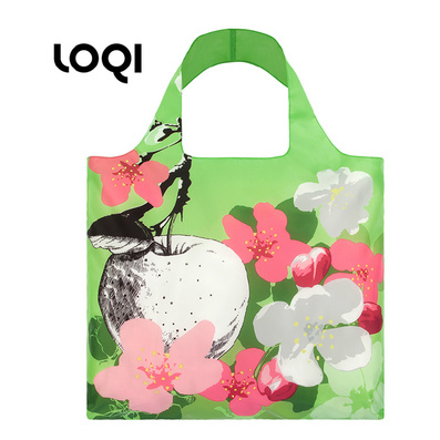 LOQI 花卉系列 购物袋 单肩包 时尚潮流环保多功能折叠包春卷包定制