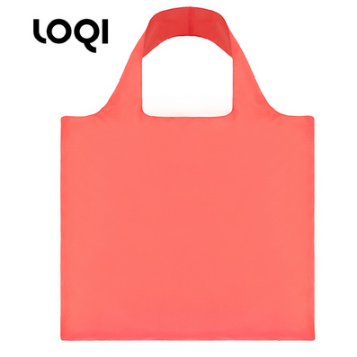 LOQI 春卷包 单色系列  购物袋单肩斜跨女包折叠袋定制