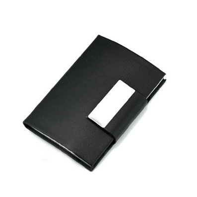 男士精品磁扣皮名片盒名片包 时尚高档商务名片夹