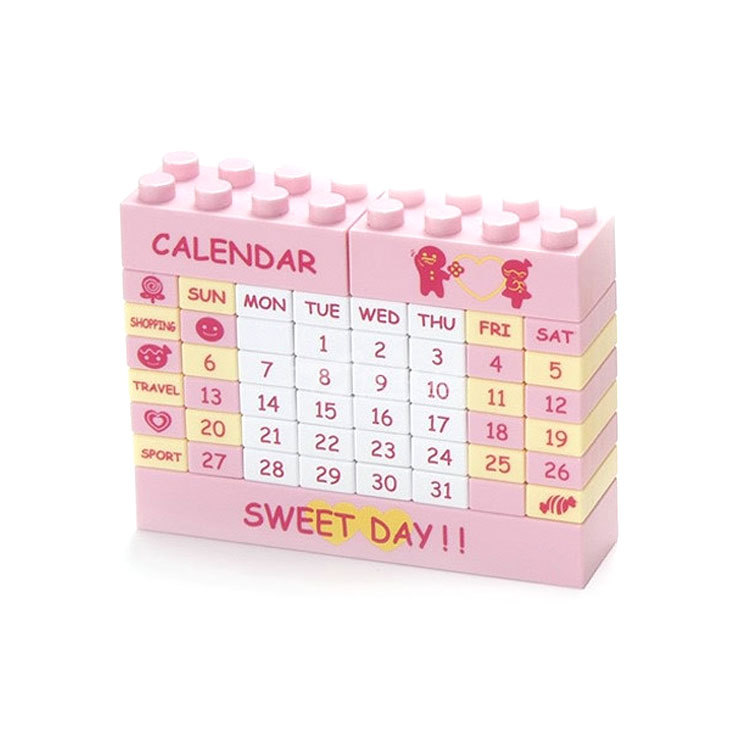 台历 DIY万年历 积木台历 桌面台历 台历 DIY万年历 积木台历 桌面台历