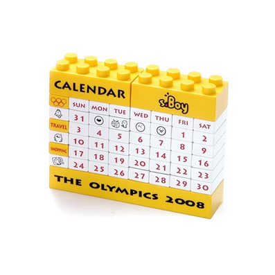台历 DIY万年历 积木台历 桌面台历