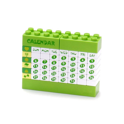 台历 DIY万年历 积木台历 桌面台历