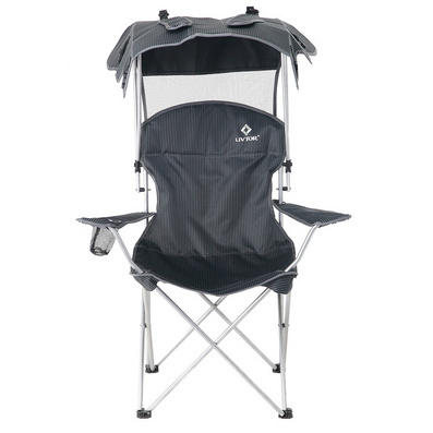 零度探索LIVTOR 便携式折叠椅遮阳钓鱼椅休闲椅子沙滩椅