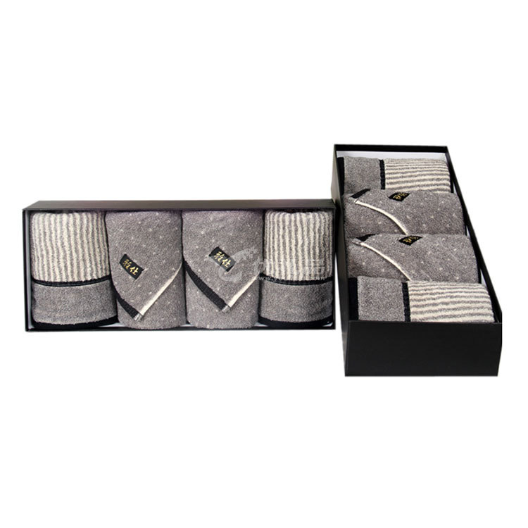 洁丽雅 毛巾礼盒 纯棉面巾四条装 雅仕系列 送礼首选