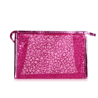 韩版丝网半透明女士化妆包 化妆袋 洗漱包 收纳包