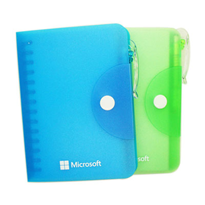 新款定制金属線圈本可爱PP线圈记事本定制商務禮品可印LOGO