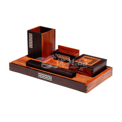 风雅笔筒套装 方笔筒 镇纸 名片座 便签盒 托盘式文具盘 风雅笔筒套装 方笔筒 镇纸 名片座 便签盒 托盘式文具盘