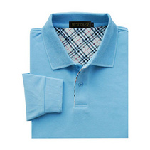 优质翻领长袖polo衫定制舒适男女式纯棉POLO衫礼品定做