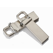 个性创意8gU盘金属钥匙扣U盘可印LOGO