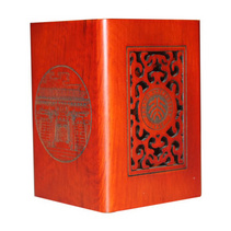 高档办公木质笔筒南美黄檀红木笔筒商务礼品定制