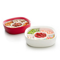 创意组合干果盒大容量分格糖果盒零食收纳盒