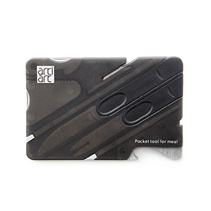 创意多功能餐具卡迷你组合便携餐具户外旅行应急卡