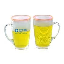 年年有余水晶杯玻璃杯 杯子 茶杯 水杯定制