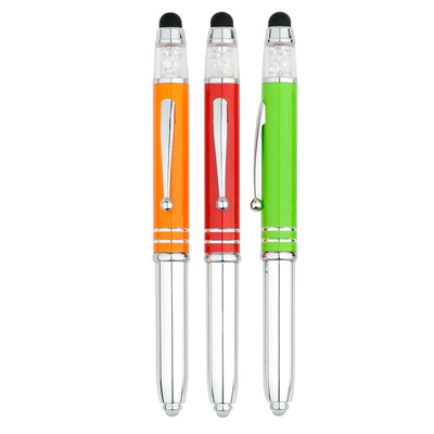 触控水晶灯笔广告笔礼品笔定制