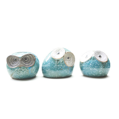 可爱胖墩猫头鹰陶瓷创意家居摆件 趣味陶艺储蓄罐 可爱胖墩猫头鹰陶瓷创意家居摆件 趣味陶艺储蓄罐