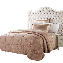 活性磨绒面料驼毛被 优质驼毛被