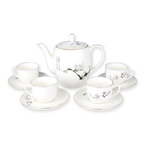 套装茶具 5头陶瓷茶具 高温玉瓷茶具定制