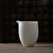 沐春堂羊脂白瓷功夫茶具套装无光白釉景德镇陶瓷茶壶茶杯礼品