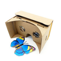 新款VR眼镜虚拟现实眼镜定制   谷歌手工版手机3D眼镜