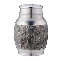 锡器锡罐 纯锡茶叶罐 茶具茶罐 百茶