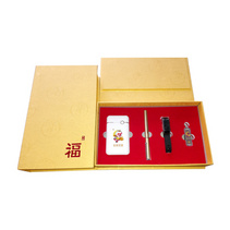 鸡年商务创意礼品套装 U盘 移动电源 智能手环 签字笔四件套定制