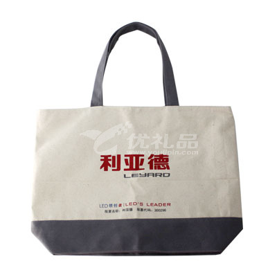 帆布袋手提袋定制 单肩休闲购物袋帆布袋印logo 