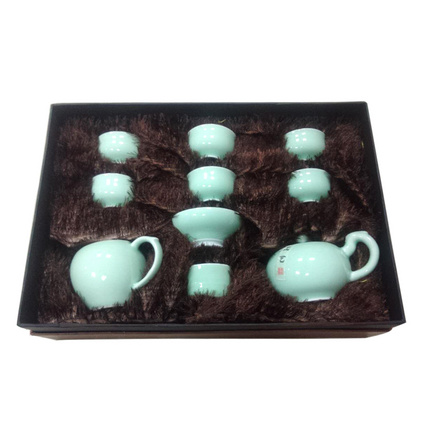 年年有余盖碗茶具定制