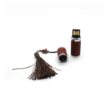 高档红木笔红木8GU盘套装配竹木包装盒