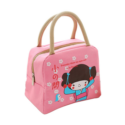日本小女孩便当包饭盒袋大号手提加厚保温袋饭盒包定制