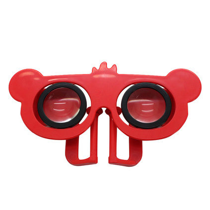 创意迷你小熊VR眼镜 便携3D虚拟现实眼镜定制
