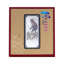 银猴献瑞银条礼盒 猴年贺岁银条送证书