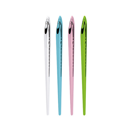 钻石头黑芯细长款式新款列车火车动车造型中性笔高铁礼品