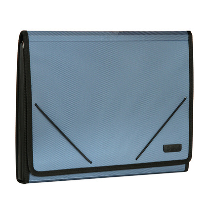 得力捆边加厚多层风琴包 a4文件包 资料包定制