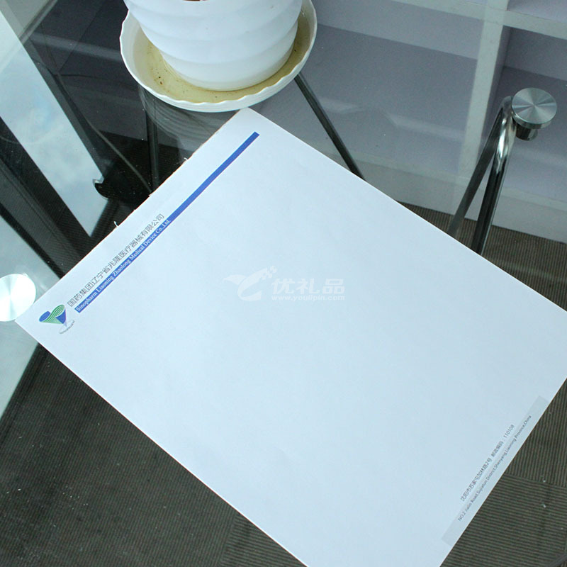 100g胶版纸信纸100张 公司信封信笺抬头纸信纸本书写彩色便签纸印刷定制