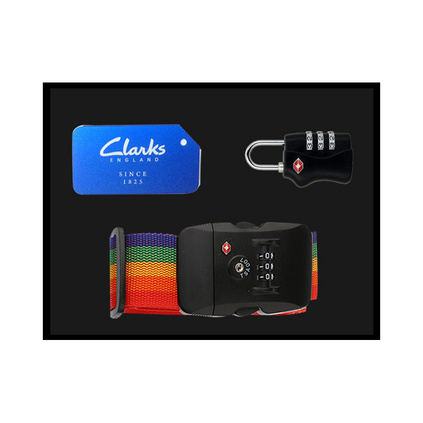 海关密码锁行李打包带行李牌三件套旅行套装