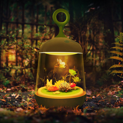 触摸感应七彩LED小夜灯礼品 创意夜光灯 卧室充电小台灯