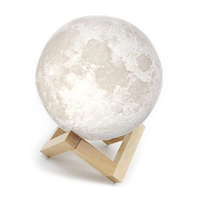 3D打印触摸板创意个性定制月球灯15CM 3D打印触摸板创意个性定制月球灯15CM