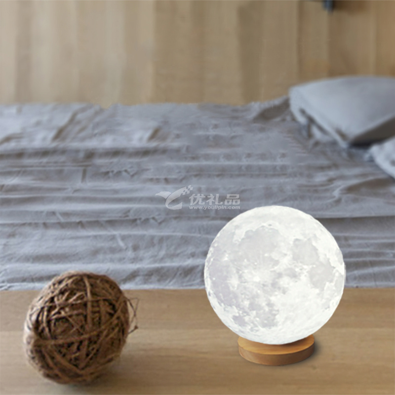3D打印触摸板创意个性定制月球灯15CM 3D打印触摸板创意个性定制月球灯15CM