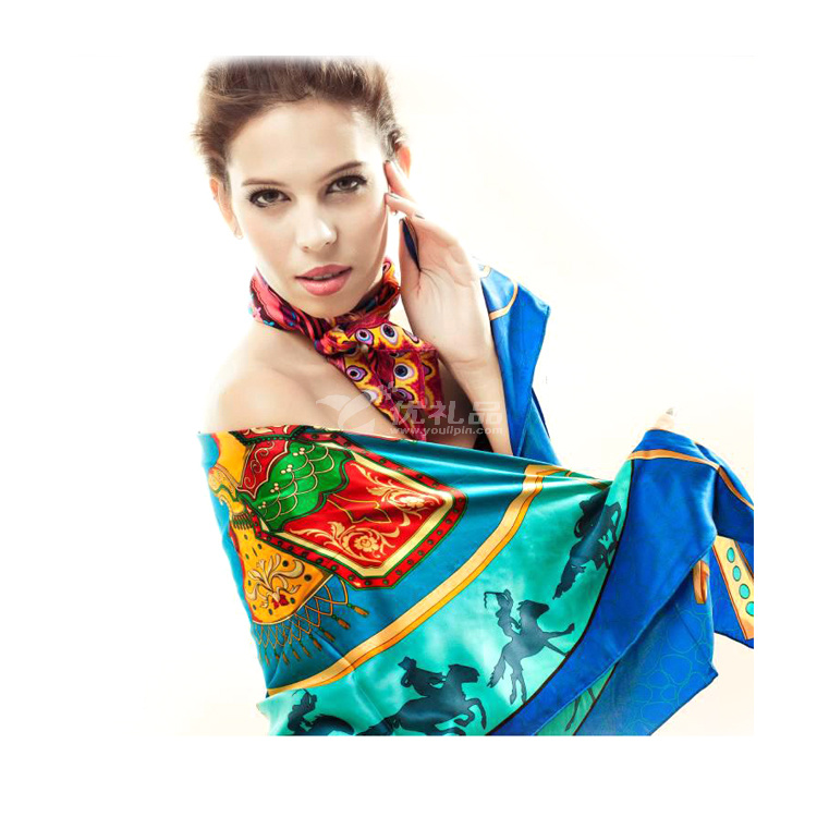 桑蚕丝围巾丝巾 aurora正品定制 桑蚕丝围巾丝巾 aurora正品定制