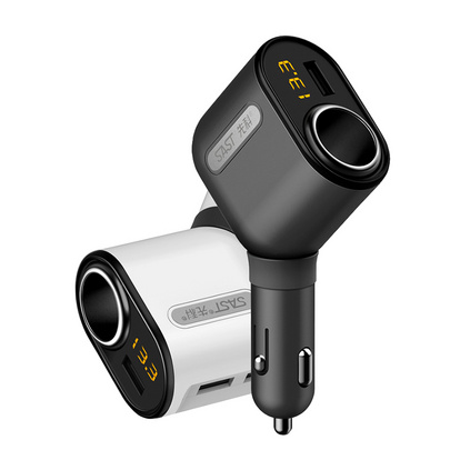 先科多功能车载充电器点烟器蓝牙连接车载MP3定制